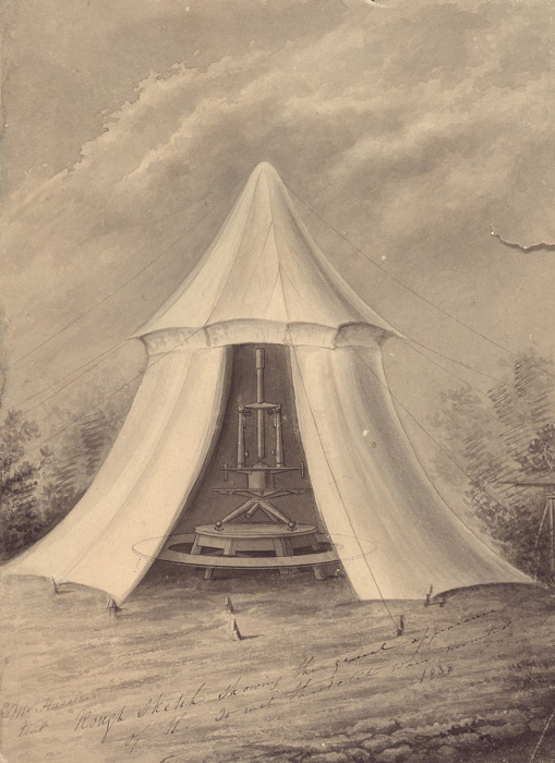 Mr. Hassler's tent, © NOAA Central Library