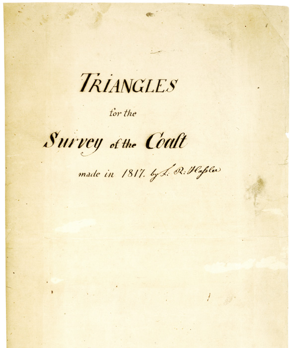 Titelblatt Dreiecksberechnung, © NOAA Central Library